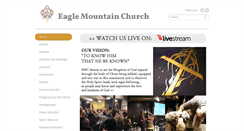 Desktop Screenshot of eaglemountainchurch.com